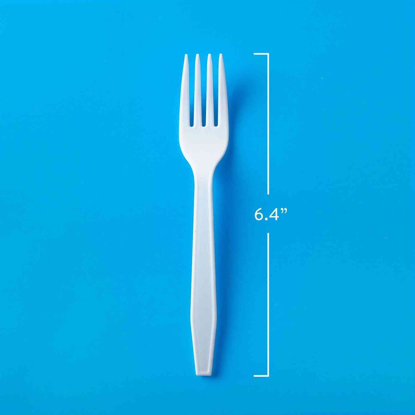 Member's Mark Heavyweight White Plastic Forks, 600 box