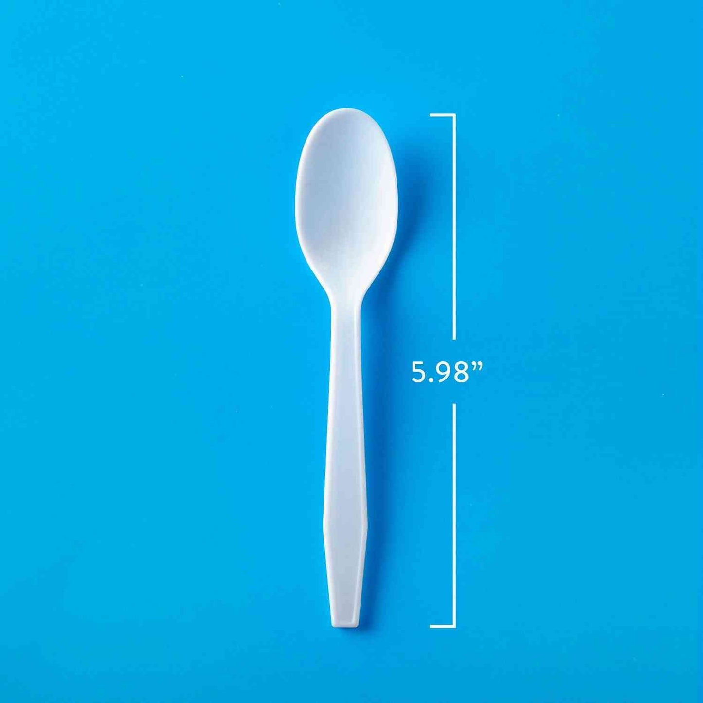 Member's Mark Heavyweight White Plastic Spoons, 600 ct. box