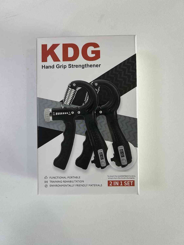 KDG Hand Grip Strengthener 2 Pack Adjustable Resistance